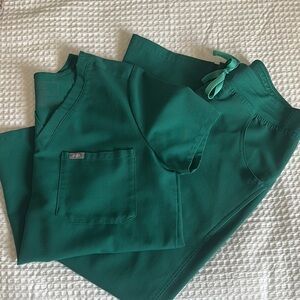 Figs Women's Scrub Set in Teal